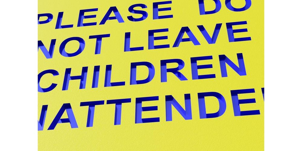 Do not Leave Sign 3